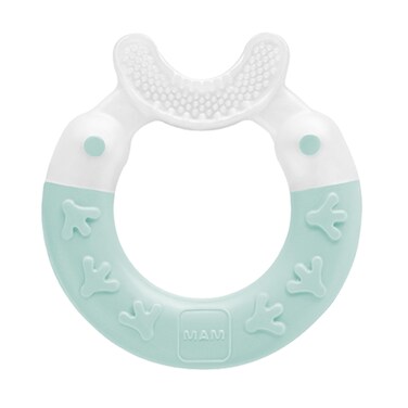 Bite &amp; Brush Teether, Boys 3+ Months, 1-Count, Blue