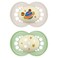 MAM Night Pacifiers (2 Count), MAM Pacifiers 6+ Months, Best Pacifier for Breastfed Babies, Glow in The Dark Pacifier, Baby Unisex Pacifier, 6-16- 2 Count (Pack of 1)