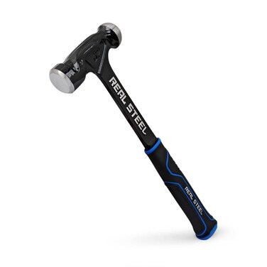 Real Steel Ball Peen Hammer Onepiece Forged Steel 32 oz Ball Pein Hammer for Striking Nail 0520