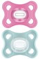 MAM Comfort Pacifiers, Newborn Pacifiers (2 Pack) 3-6 Months, Best Pacifier for Breastfed Babies, Girl Silicone