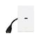 HDMI Wall Plate,Fly Tiger,6 Inch Pigtail Built,in Flexible High Speed HDMI Cable with Ethernet,Single Outlet Port Insert(1 Port)