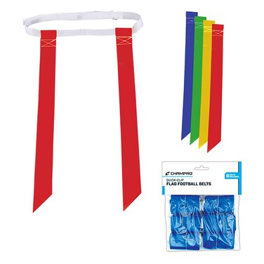 Champro Football Flag Belts (Scarlet)