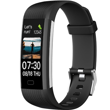 Fitness Tracker with Heart Rate Monitor, Activity Tracker Pedometer with Calorie Counter, Sleep Monitor, Smart Watch with IP68 Waterproof Sports Bracelet for Women Men