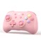 IINE Wireless Controller for Switch/PC/Android/IOS, Cute Gamepad with RGB Lights, Mini Pro Controller with Turbo/Macro/NFC Amiibo/Motion Sensor/Wake-Up/Rumble (Pink)