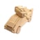 VESPLO Handmade Wooden Toy Transporter, Paintable WW2 Army Car, Rotating Turret &amp; Wheels, Children's Handcrafted Military Toy, Ideal for Boys, Decoration, Kids Play and Learning