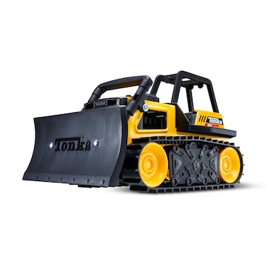Tonka Steel Classics Bulldozer - Made with Steel &amp; Sturdy Plastic, Yellow Toy Construction Truck, Boys and Girls, Kids, Toddlers, Ages 3+
