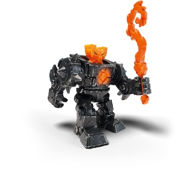 Schleich Eldrador 3-Piece Monster Robot Toy for Boys and Girls Ages 7+, Eldrador Mini Creatures Shadow Lava World Robot,Multi,42597, Small