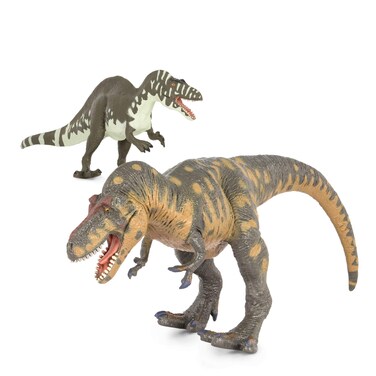 Terra by Battat &ndash; Toy Dinosaur Set with T-Rex (2pc) &ndash; Collectible Dinosaurs and Toys for Kids Age 3+