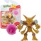 Pok&eacute;mon Alakazam Battle Feature Figure - 4.5-Inch Alakazam Battle Ready Figure with Psychic Blast Accessory