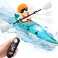 iPlay, iLearn Kids Remote Control Boat Toy, Toddler RC Kayak Paddle Boats Bath Toys Boys 4-8-12, Water Racing W/Light Outdoor Pool Lake Bathtub, Birthday Gifts 5 6 7 9 10 Year Old Child Girl-Blue