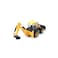 Siku 3558, JCB 4CX Backhoe Loader, 1:50, Metal/Plastic, Yellow, Multifunctional, Can be Combined Models of The Same Scale