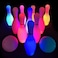 OceanWings Kids Light up Bowling Ball Toys Set,Bowling Pins Toy Game with 10 Pins &amp; 2 Balls Fun Sports Games for Kids Toddler Indoor &amp; Outdoor Boys Girls Children 3 4 5 6 Years