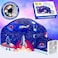 W&amp;O Galactic Aerodome with LED Lights - Inflatable Space Fort for Kids Aged 3-12, Inflates in Seconds Creating an Immersive Galactic Experience (Fan Not Included)