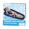 Aqua Luxury Pool Float Lounge &ndash; Extra Large &ndash; Heavy Duty, Inflatable Pool Floats for Adults with Headrest, Backrest, Footrest &amp; Cupholder &ndash; Navy/Green/White Stripe