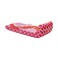 FUNBOY 52" Inflatable Pink Winter Wave Toboggan Snow Sled, 1-2 Person Capacity, With Grooved Rubber Base Tracks, 2 Handles, And Hand Pull Rope