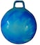 AppleRound Space Hopper Ball with Air Pump: 22in/55cm Diameter for Age 10-12, Kangaroo Bouncer, Hippity Hoppity Hop Ball for Taller Children, Sit-on Bouncy Ball with Handle, Cloud Colors (Blue)