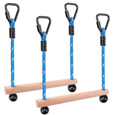 BeneLabel 2 Ninja Monkey Bars Obstacle, Obstacle Course Bars, Outdoor Play Set, Obstacle Course for Training Equipment, Great for Kids and Youth, 250LB Capacity