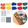 Squirrel Products Kids Rock Climbing Holds Indoor &amp; Outdoor Playground Accessories Rock Wall Climbing Kit with Mounting Hardware - 10 Pack with Patented Safety Plugs