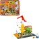 Matchbox Toy Cars &amp; Playset, Action Drivers Epic Construction Yard, 20-in Tall Working Crane &amp; 1:64 Scale Back Hoe &amp; Accessories