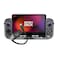 CRKD Nitro Deck+ with HDMI Adapter - Handheld Pro Controller for Nintendo Switch &amp; OLED Model - TV Dockable - Programmable Sidekicks &amp; Back Buttons - True Collection System (Clear White Edition)