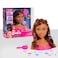 Barbie Fashionistas 8-Inch Styling Head, Brown Hair, 20 Pieces Include Styling Accessories, Kids Toys for Ages 3 Up by Just Play