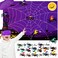 BAYLAY Halloween Pin The Tail Game - Pin The Spider On The Web Game Halloween Party Games for Kid Halloween Pin The Tail Halloween Kid Party Outdoor Halloween Games for Kid Halloween Party Activities