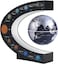 WOWESOTICA Floating globe, Magnetic Levitating Geographic Globes with LED Lights, Desk Spinning Rotating Globes for Kids, Men and Family (Black))