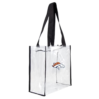 Littlearth Denver Broncos NFL Clear Square Stadium Tote