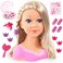 Bayer Design Charlene Super Model Blonde Styling Head with Makeup