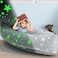 Maitys 60'' Peapod Sensory Chair for Autism Kids Gift for Christmas Inflatable Sensory Peapod Sensory Toy for Kid with Electric Air Pump for Autistic Children Calming Toys Gift(Glow Star)