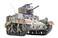 Airfix British M3 Stuart Honey 1:35 WWII Military Tank Armor Plastic Model Kit A1358