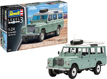 Revell RV07047 1:24 - Land Rover Series III Plastic Model kit 1/24, Multicolor