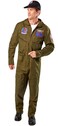 Rubies Adult Officially Licensed Deluxe Top Gun Costume, As Shown, Small