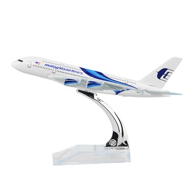 24-Hours Malaysia Airlines System Berhad A380 Plane Model Alloy Metal Airplane Models Birthday Gift Die-cast 1:400