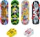 Hot Wheels Skate Tony Hawk Fingerboard &amp; Removable Skate Shoes Multipack, 4 Boards, 2 Pairs of Skate Shoes, 1 Exclusive Set (Styles May Vary)