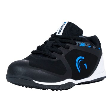 Guardian Bolt Youth Baseball Turf Shoes - Baseball Cleats for Boys and Girls Softball Shoes - Lightweight - Supportive - Comfortable Design, Black/Royal, 4