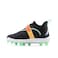 New Balance Lindor V2 Baseball Shoe, Black/Neon Dragonfly, 5.5 US Unisex Big Kid