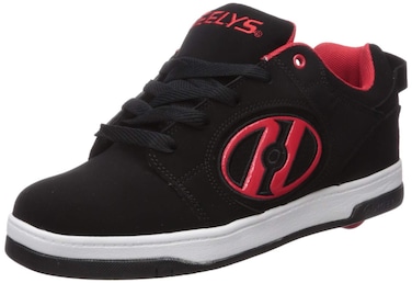 Heelys Men's Voyager Tennis Shoe, Black/Red, 13