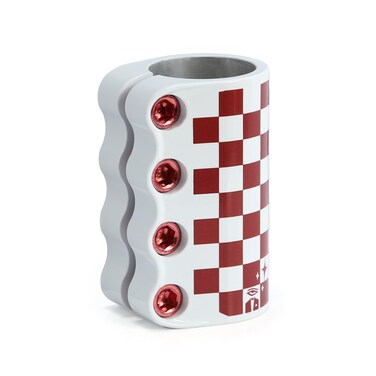 AZTEK Ember SCS Pro Scooter Compression Quad Clamp - Ultra Lightweight Alloy Pro Stunt Scooter SCS Compression Clamp with M8 Bolts - Jack Mount Signature Model