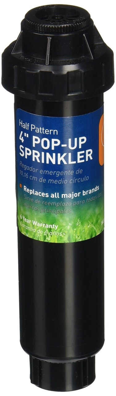 Orbit 54345 4" Pop-Up Spray Head Sprinkler with Half Pattern Nozzle