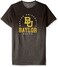 Camp David NCAA Baylor Bears Men's Dip Dyed Heather Tee, Large, Charcoal