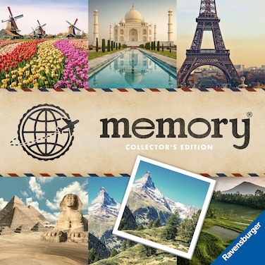 Ravensburger Travel Destinations Collector's Memory - Matching Picture Snap Pairs Game for Kids Age 3 Years and Up