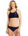 TYR Sport Women's Solid Durafast Diamondback Workout Bikini,Navy,XX-Small