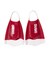 Arena Unisex Adult Powerfin Pro II Swim Training Fins Men and Women Silicone Short Blade Flippers Left/Right Customized, Cardinal Red/White, Size 9.5-10.5