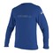 O&#39;Neill Wetsuits Men&#39;s Standard Basic Skins 50+ Long Sleeve Sun Shirt, Blue, X-Large