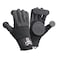 Triple Eight Sliders Longboard Slide Gloves with Finger Puck (1-Pair), X-Small, Black