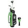 PGA Tour G1 Series Kids Green Golf Club Set with 3 Clubs, Golf Bag &amp; 5 Total Pieces   Golf Clubs and Sets for Heights 3'6" - 4'1"   Complete Golf Club Sets   Young Men &amp; Women Golf Clubs Ages 3-5