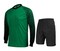 Men&#39;s Football Goalkeeper Foam Padded Jersey Shirt &amp; Shorts(Green,S) Tag Size: L