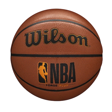 WILSON NBA Forge Series Indoor/Outdoor Basketball - Forge Plus, Brown, Size 7 - 29.5