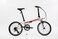 ZiZZO Liberte 23lb Lightweight Aluminum Alloy 20-Inch 8-Speed Folding Bicycle with Quick Release Wheels (Silver/Red)